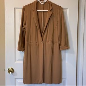 Women’s 3/4 sleeve blazer camel/tan